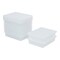 Letter Size Plastic Tray Organizer with Lids, Small, 10-Piece